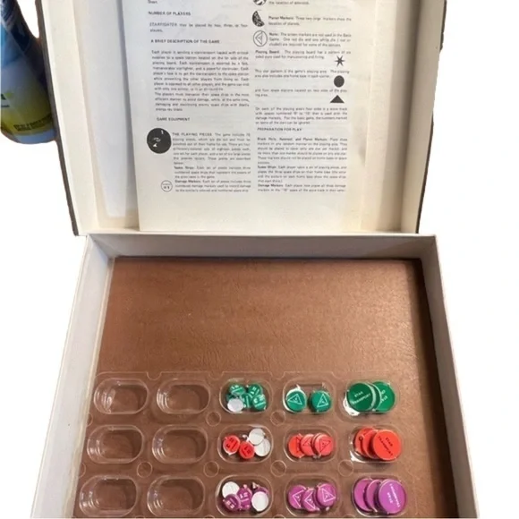 1978 Vintage Star Fighter Board Game Set Complete - Picture 2 of 2